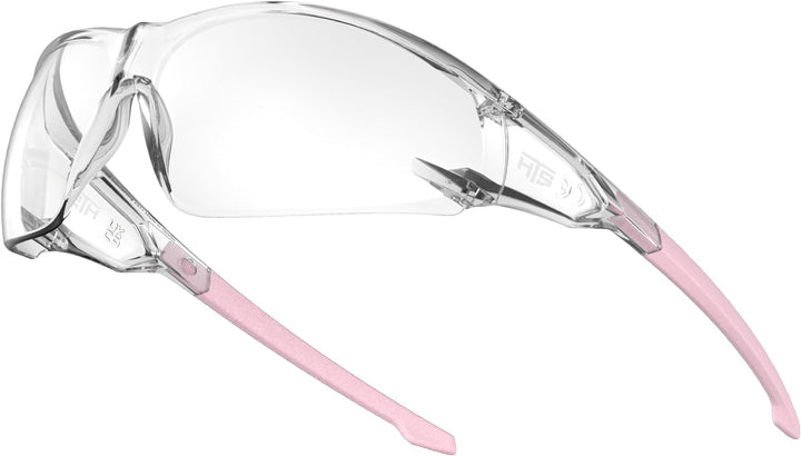 ANSI Z87.1 Anti-Fog Wrap-Around Clear Safety Glasses, Pickleball Lab Chemistry Goggles with Scratch Resistant