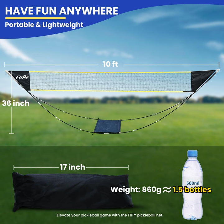 -Indoor & Outdoor-Mini Portable Pickleball Net, Easy Setup for Hallway, Driveway, Backyard, No Tools or Stakes Required