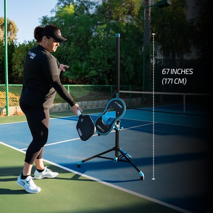 Spinpro for Pickleball - Pickleball Trainer | Training Aid for At-Home, Indoor or Outdoor Practice & Drilling | Learn Topspin, Slice, Sidespin | Improve Your Game Rapidly