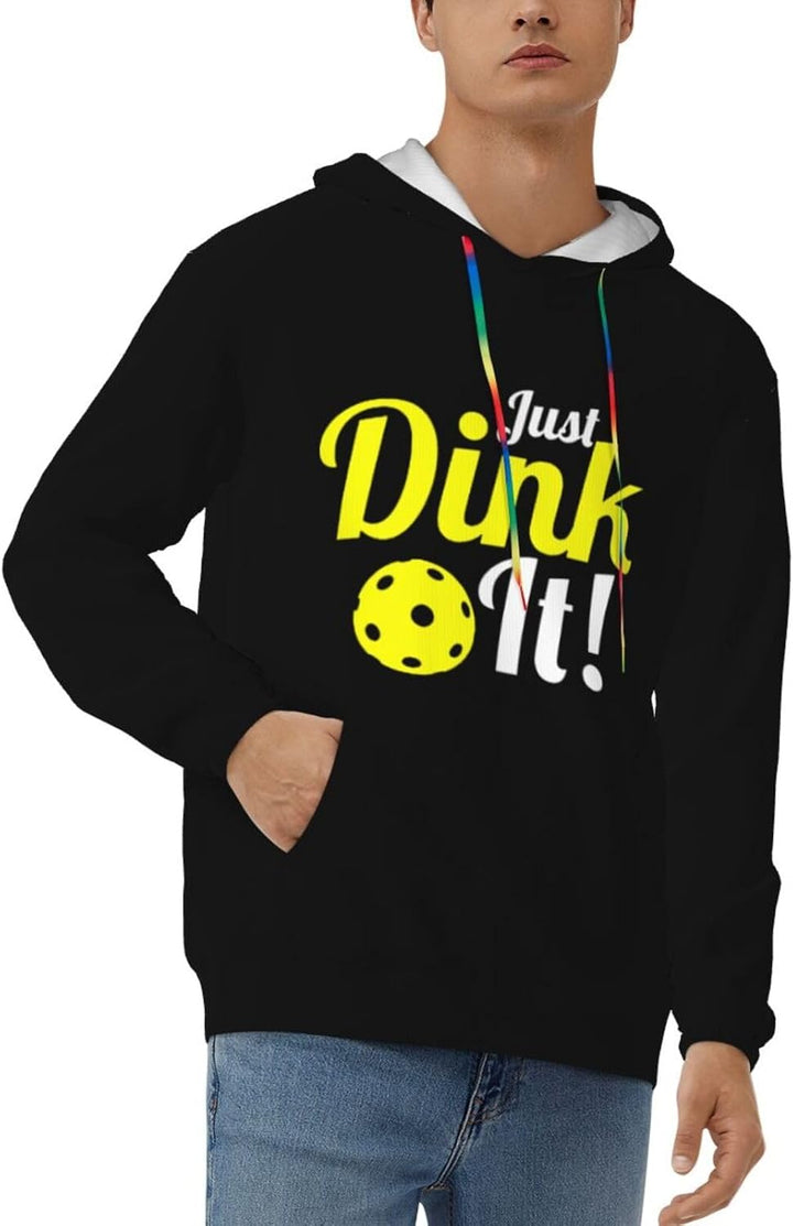 Just Dink It Pickleball Hoodies Woman'S Hooded Unisex Fashion Sweatshirts