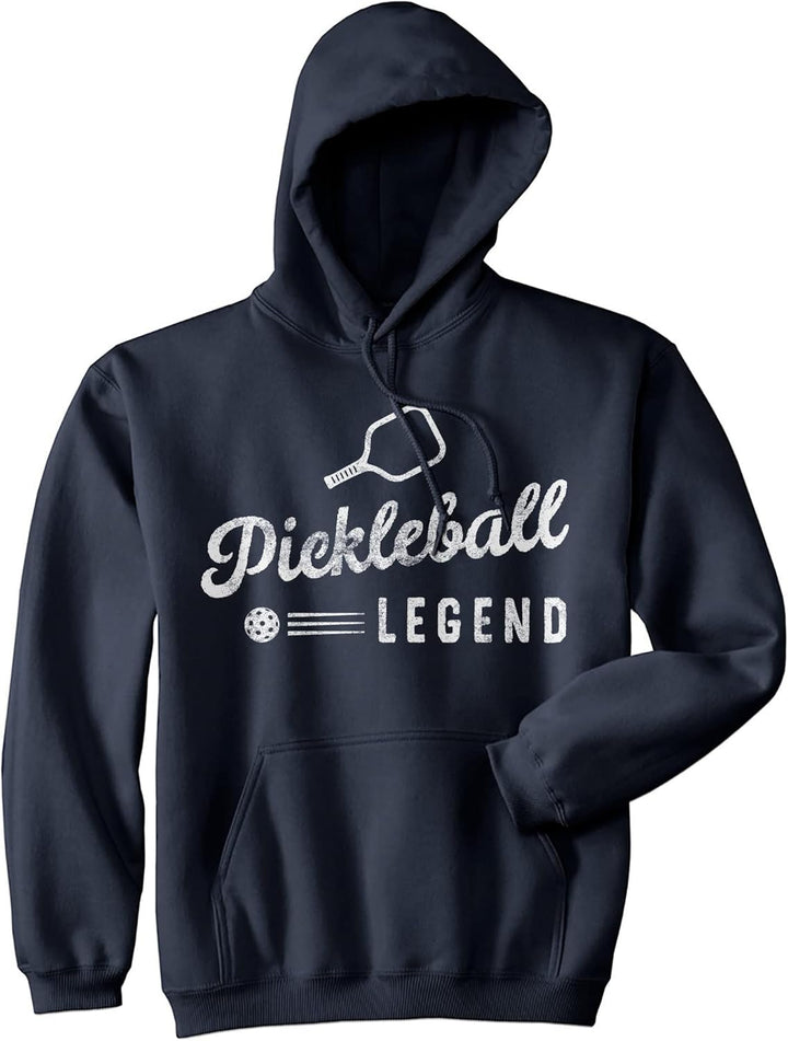 Pickleball Legend Unisex Hoodie Funny Pickle Ball Super Star Hooded Sweatshirt