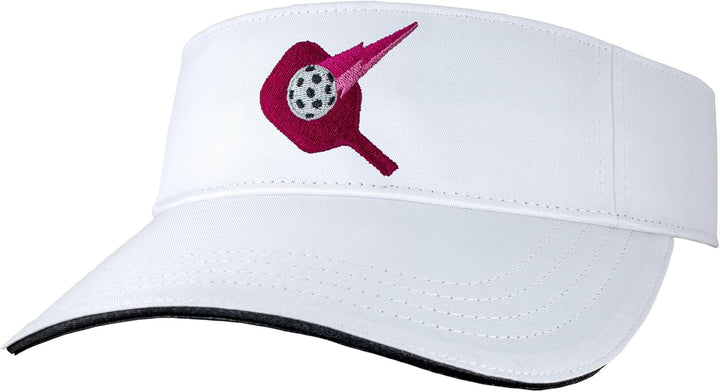 ® Visor Women'S Lightweight, Uv-Protective, Stay Cool Sports Visor (Dark Pink Logo)