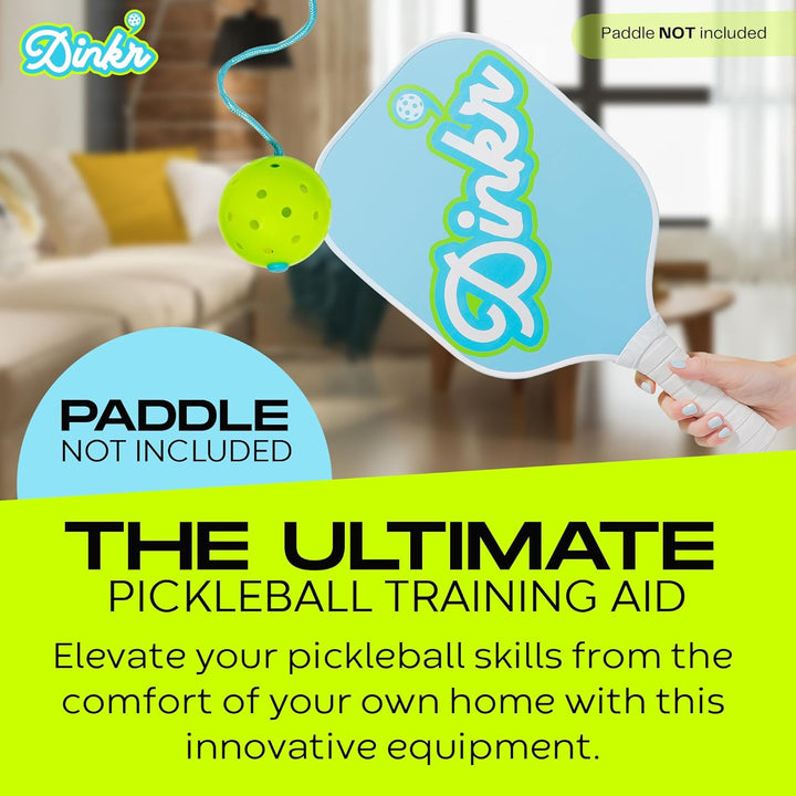 Dink’R - Pickleball Trainer, Pickleball Rebounder for Pickleball Training and Practice Sessions - Pickleball Game and Gift for All Ages - Perfect Pickleball Practice Equipment for Solo Training