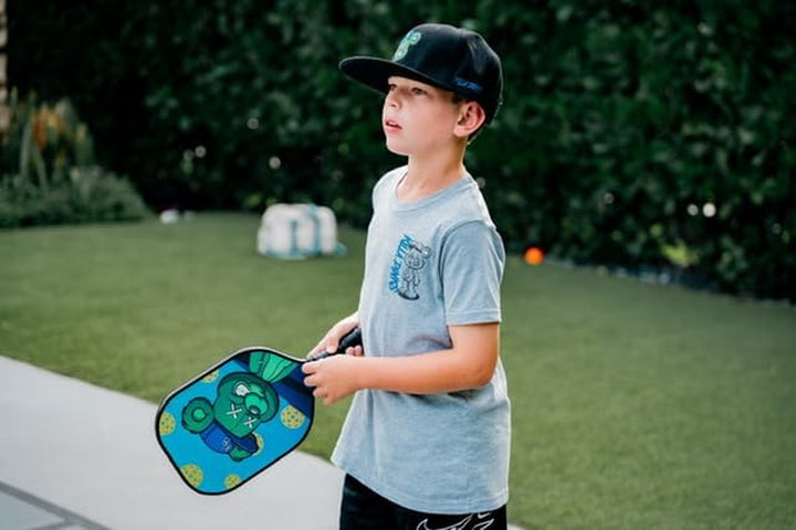 Alpha Paddle Pickleball Paddle, Fiberglass Surface Pickleball, Pickle Ball Paddle for Boys and Girls of All Ages