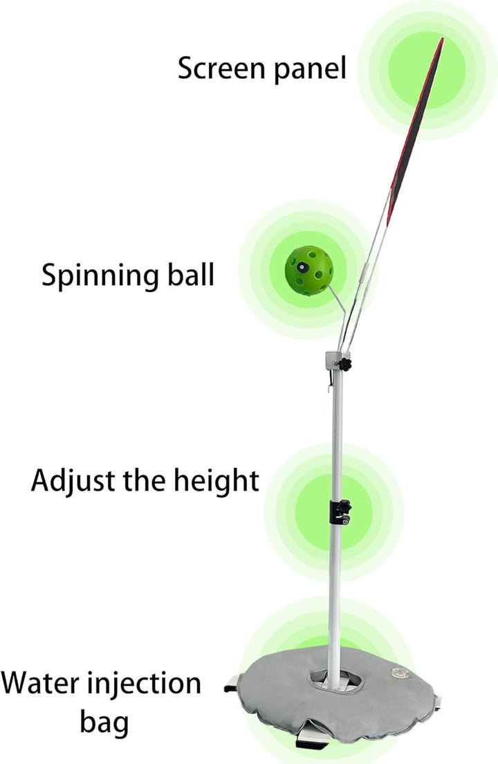 Pickleball Topspin Trainer – Multi-Functional Training Aid for Precision Shots & Improved Control, Pickleball Practice Trainer, Effective Training Equipment to Enhance Shot Angles, Accuracy & Power