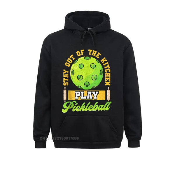 Men Long Sleeve Play Pickleball  Sweatshirt