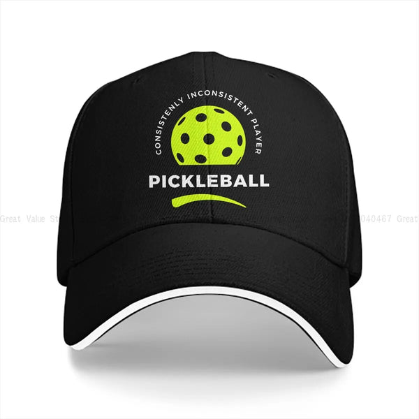 Pure Color Dad Hats Consistently Inconsistent Pickleball Player Men's Hat