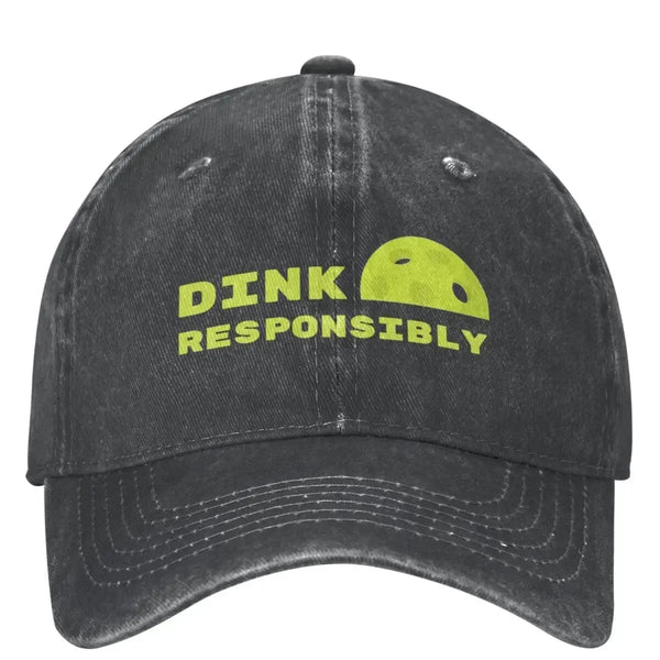 Dink Responsibly Pickleball Cap