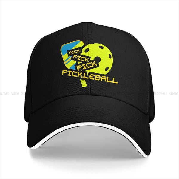 Men Humorous Solution Pickleball Cap