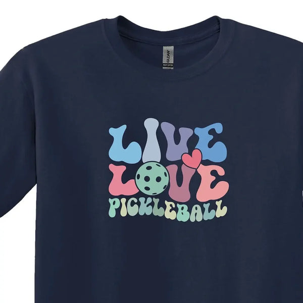 Men Live Love Pickleball T-Shirt