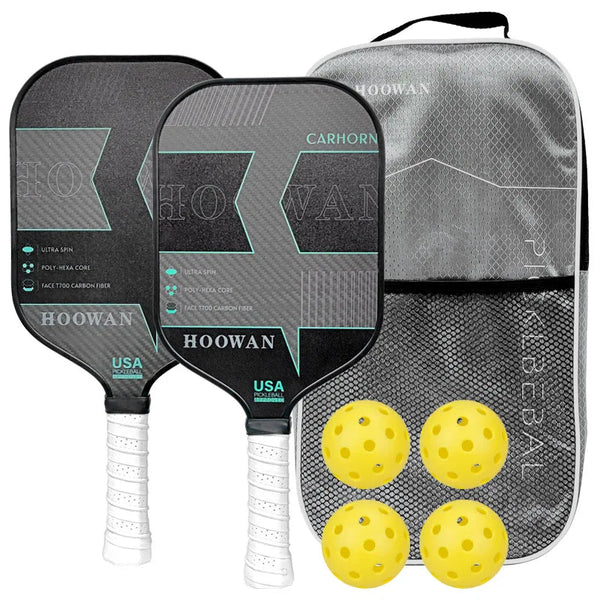 Carbon Fiber Durable Pickleball Paddle Set