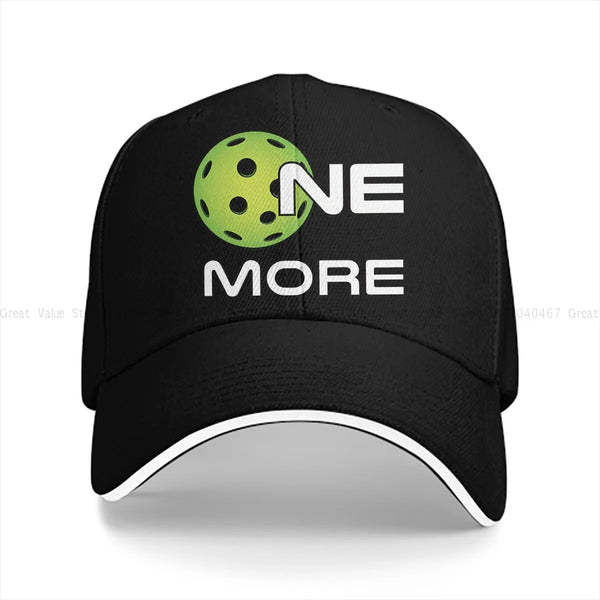 One More Pickleball Cap Men Hats Women Visor Protection