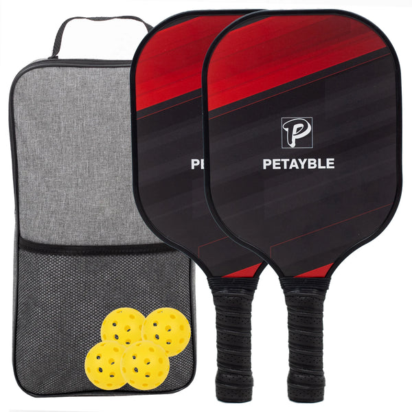 Portable Surface Pickleball Paddles Set