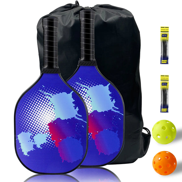 Premium Wood Pickleball Paddles Set