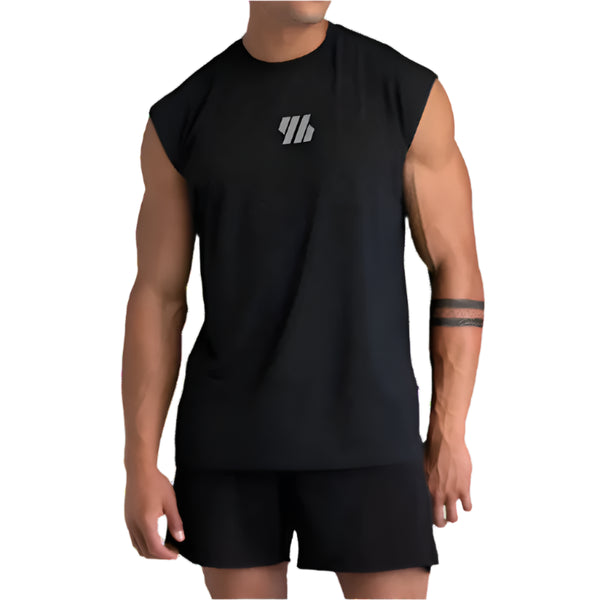 Men's Pickleball Vest Oversized Sports Sleeveless T-shirt Quick Dry Mesh Tank Tops