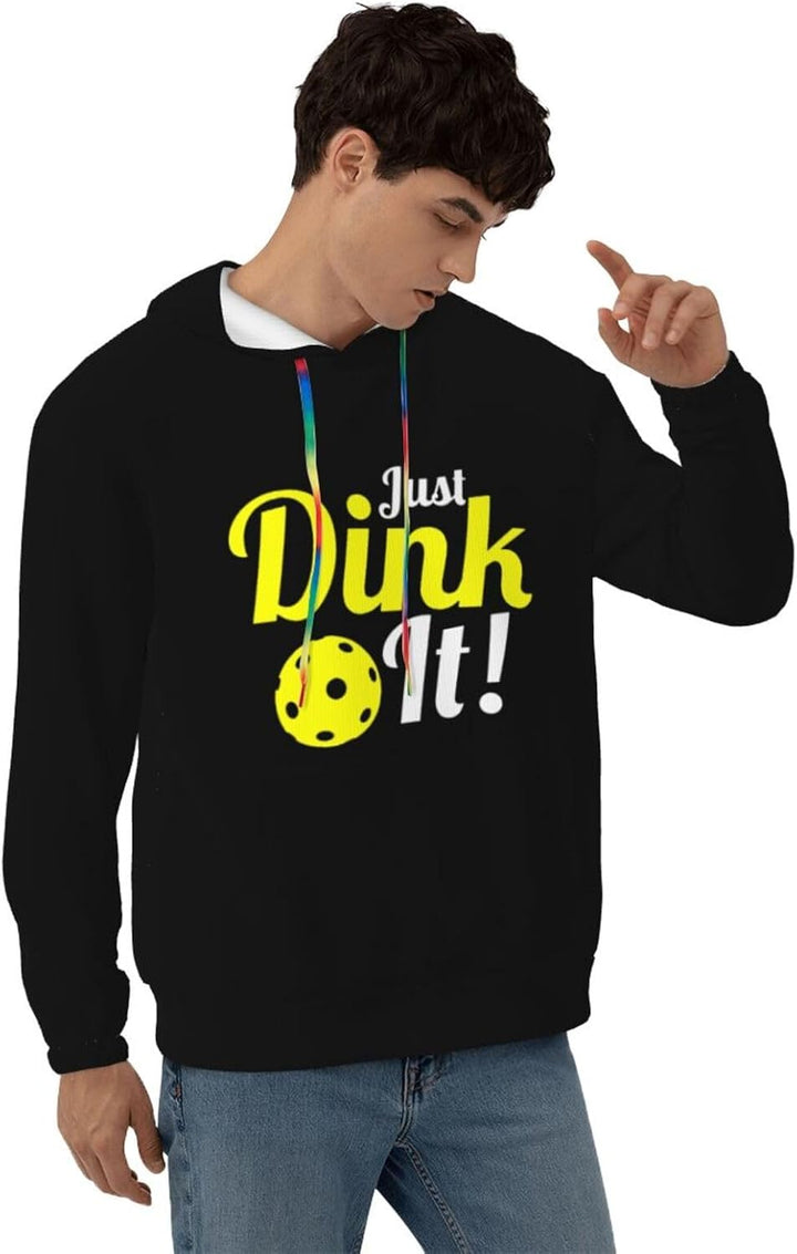 Just Dink It Pickleball Hoodies Woman'S Hooded Unisex Fashion Sweatshirts