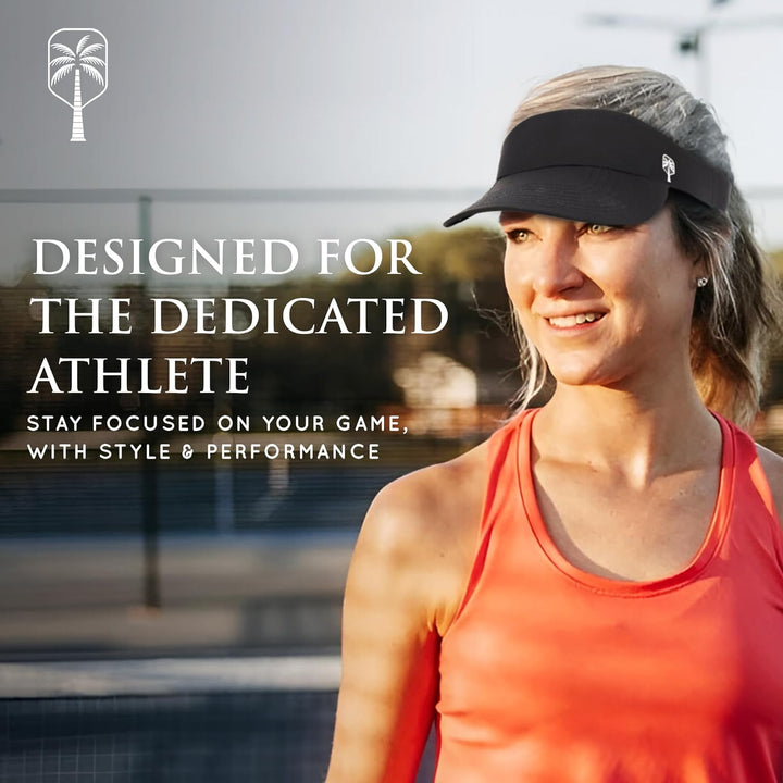 Pickleball Visor – Bold, Waterproof, & Sweat-Resistant Performance Visor (One Size Fits Most)