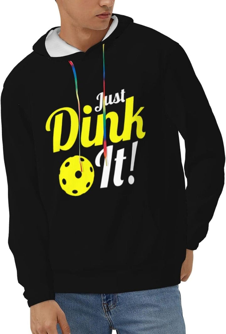 Just Dink It Pickleball Hoodies Woman'S Hooded Unisex Fashion Sweatshirts